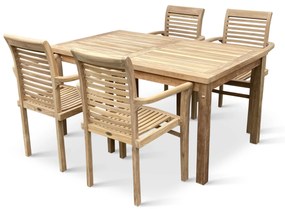 Záhradný teakový set 1+4 pre 4 osoby Garden III.