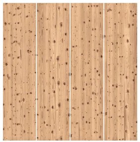 MANUFACTURER -  Súprava posuvnej záclony - Starožitné biele drevo  - 4 panely
