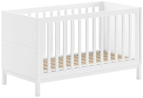 Biela postieľka z borovicového dreva 70x140 cm Eva – Vipack