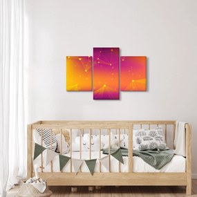 Farebný abstraktný obraz (90x60 cm)