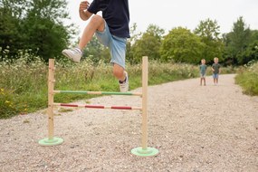 Drevená atletická prekážka - trénujte skoky