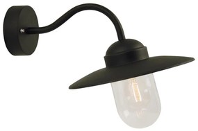Nordlux - Vonkajšia nástenná lampa LUXEMBOURG 1xE27/60W/230V IP54 čierna