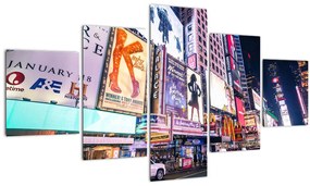 Obraz - New York Theater District (125x70 cm), 40 ďalších rozmerov