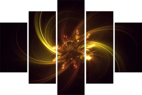 Obraz - abstrakcia vrtuľky (150x105 cm)