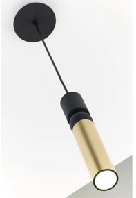Jupiter 2006 - Luster na lanku ALAS 1xGU10/10W/230V zlatá/čierna