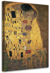 Gario Vászonkép Csók - Gustav Klimt, reprodukció Rozmery: 40 x 60 cm