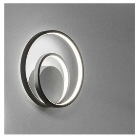 Ideal Lux - LED Nástenné svietidlo OZ LED/26W/230V CRI 90 čierna