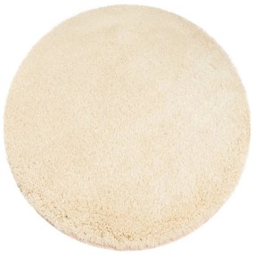 Béžový okrúhly koberec Alpaka Rozmer: 120 cm