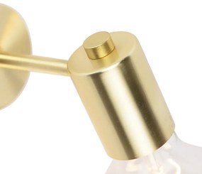 Art Deco nástenná lampa zlatá - Facil