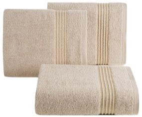 BAVLNENÝ UTERÁK LILA 30X50 CM BÉŽOVÁ