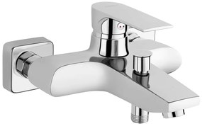 Novaservis, Nástěnná vanová baterie bez příslušenství ALGEO SQUARE chrom, BAQ1