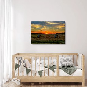 Obraz - Dedinské balíky (90x60 cm)
