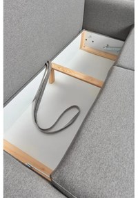 Svetlosivá variabilná rozkladacia rohová pohovka Bonami Selection Pop