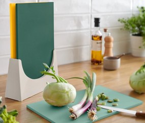 Dosky na krájanie so stojanom, 3 ks