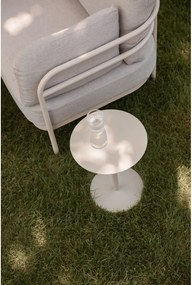 Oceľový okrúhly odkladací stolík ø 35 cm Snow – Zuiver