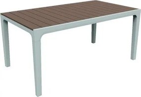 KETER HARMONY Záhradný stôl, 160 x 90 x 74 cm, biela/cappuccino 17201231
