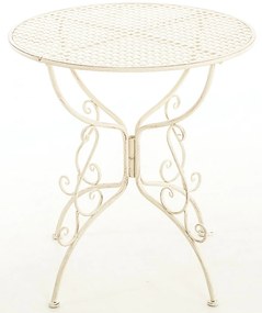 Kovový stôl GS13436802 - Krémová antik