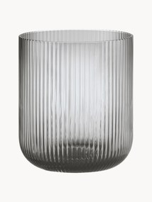 Sklenený svietnik's reliéfnym vzorom Ven, V 16 cm