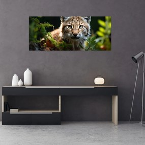 Obraz - Rys (120x50 cm)