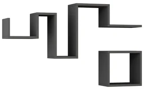Polica Follow Anthracite, 2 ks