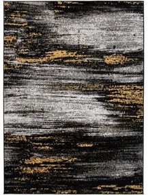 Kusový koberec PP Prince čiernožltý 130x190cm