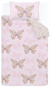 Detské obliečky na jednolôžko 135x200 cm Enchanted Butterfly - Catherine Lansfield