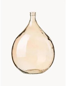 Podlahová váza z recyklovaného skla Drop, 56 cm
