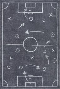 Hanse Home, Detský koberček Adventures 105949 Darkgrey, 160x235, šedá, detská izba