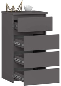 Komoda CL4 40 cm grafitově šedá
