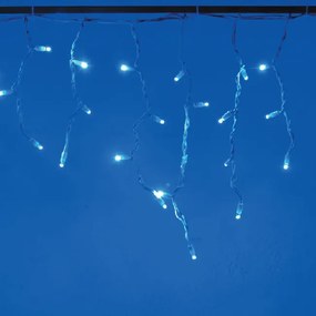 DECOLED LED svetlá vo forme rampúchov, 3 × 0,5 m, modré, 114 diód, IP44