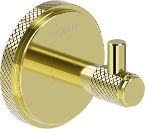 Mexen Gravo, nástenný háčik na uteráky, zlatá lesklá, 70A93011-50