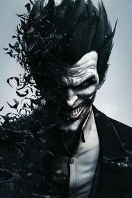 Umelecká tlač Batman Arkham - Joker, (26.7 x 40 cm)