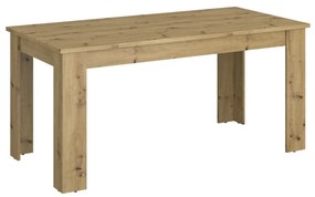 Jedálenský rozkladací stôl, dub artisan, 160-210x90 cm, AIRON