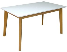 Rozkladací stôl St-968 140/180x80cm Biely/K003