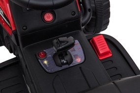 Elektrické autíčko Traktor s prívesom NV-X611 červené