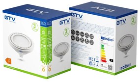 LED žiarovka GU10, 12,5 W – GTV