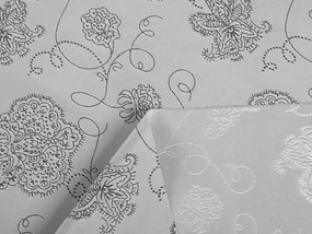 Biante Teflónové prestieranie na stôl TF-083 Kvetované ornamenty na sivom 35x45 cm