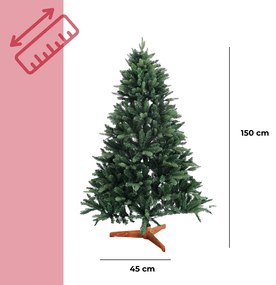 Jurhan Umelý vianočný stromček FROST, 150cm, zelená