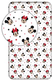 Detské prestieradlo Minnie Mouse 07 90x200 cm 100% bavlna