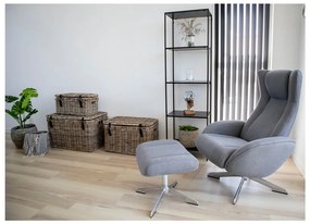 Čierna knižnica House Nordic Vita Shelf, 51 x 170 m