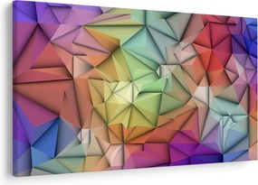 Obraz - Polygonálna abstrakcia (90x60 cm)