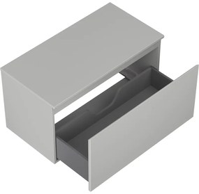 Mexen Orio, kúpeľňová skrinka 90 cm s hornou časťou, 1 zásuvka, sivá matná, 91A10-09047-1-BFC62