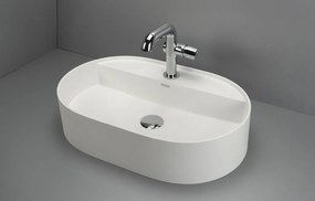 Deante Umývadlo na dosku Silia 55x35 cm - CQS AU6B, granit, alabaster