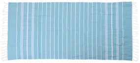 Plážová osuška FARAO 90 x 180 cm, tyrkysová, 70% bavlna | 30% polyester