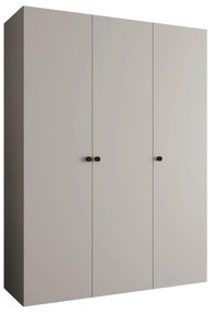 Šatníková skriňa 150 cm Parna 1 (kašmír + čierna). Akcia -20%. Vlastná spoľahlivá doprava až k Vám domov. 1125874