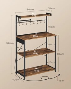 Kuchynská polica KKS029KD02