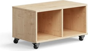 Študentská skrinka CASPER, 2 priehradky, breza