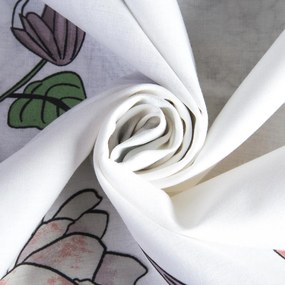 RENFORCÉ OBLIEČKY SALOM EXCLUSIVE 160X200 CM, 2KS 70X80 CM KVETY