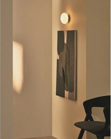 Biele/čierne nástenné svietidlo ø 15 cm Bamila – Kave Home