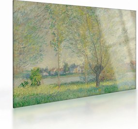 Sklenený obraz - Claude Monet, The Willows, reprodukcia (70x50 cm)